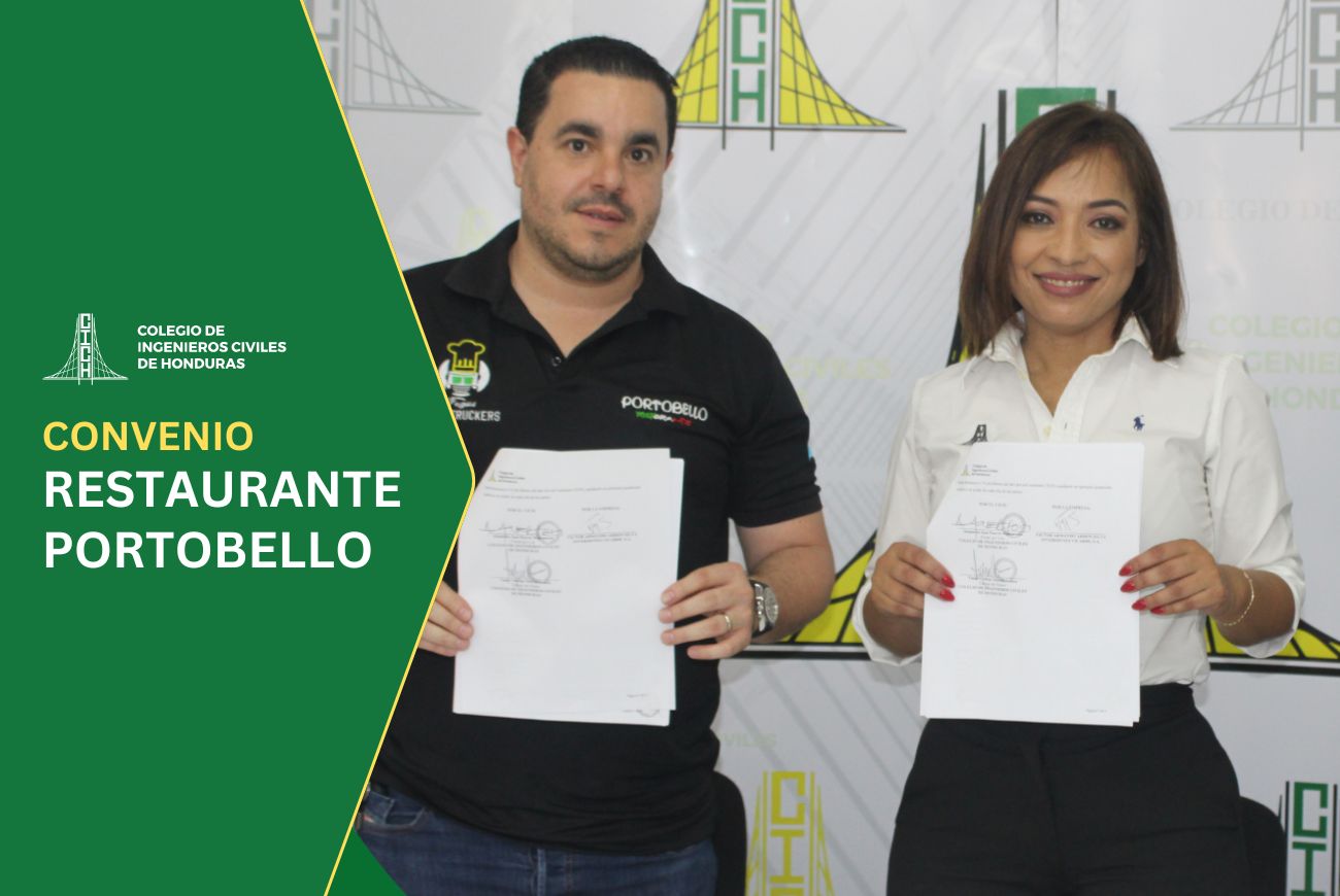 CICH FIRMA CONVENIO CON RESTAURANTE PORTOBELLO | CICH TEGUCIGALPA