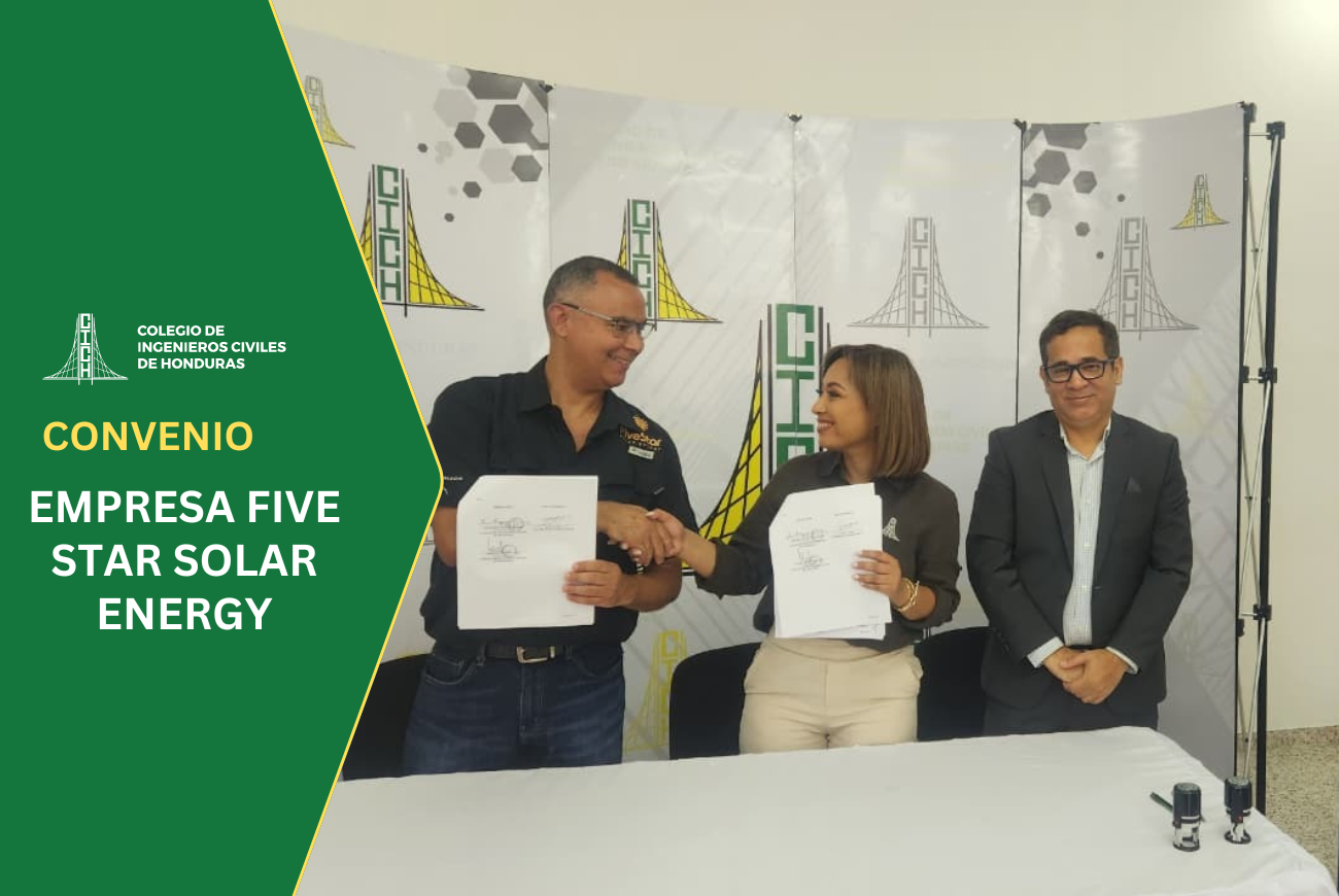 CICH FIRMA CONVENIO CON LA EMPRESA 5 STAR SOLAR ENERGY 